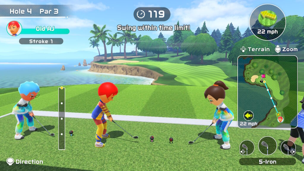 New Player Shown on Golf.