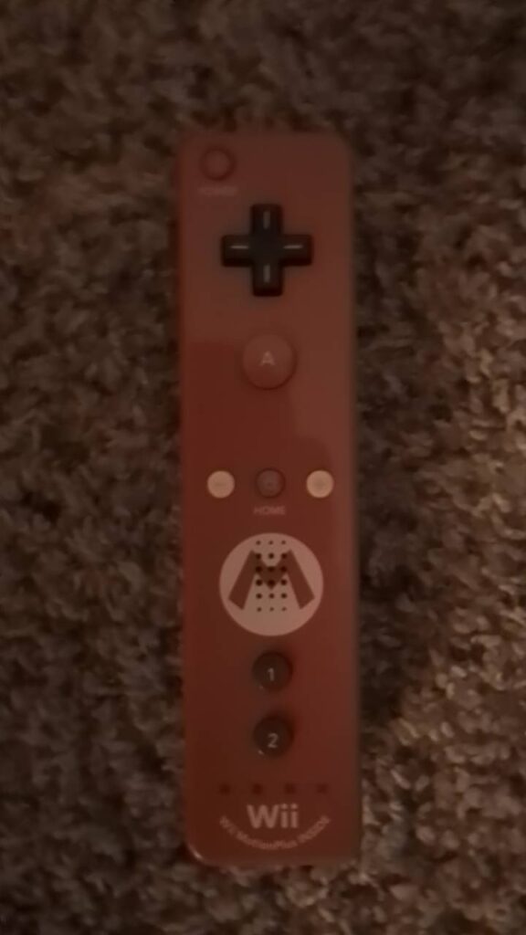 A Mario Wii Remote