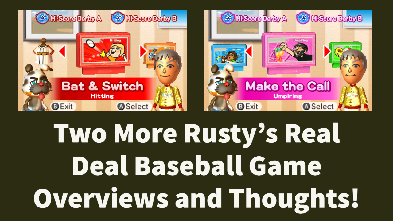 Rusty’s Real Deal Baseball Overview Image Banner