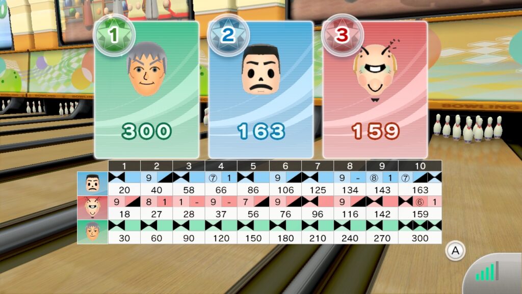 One of many Online Bowling Games with Three Players