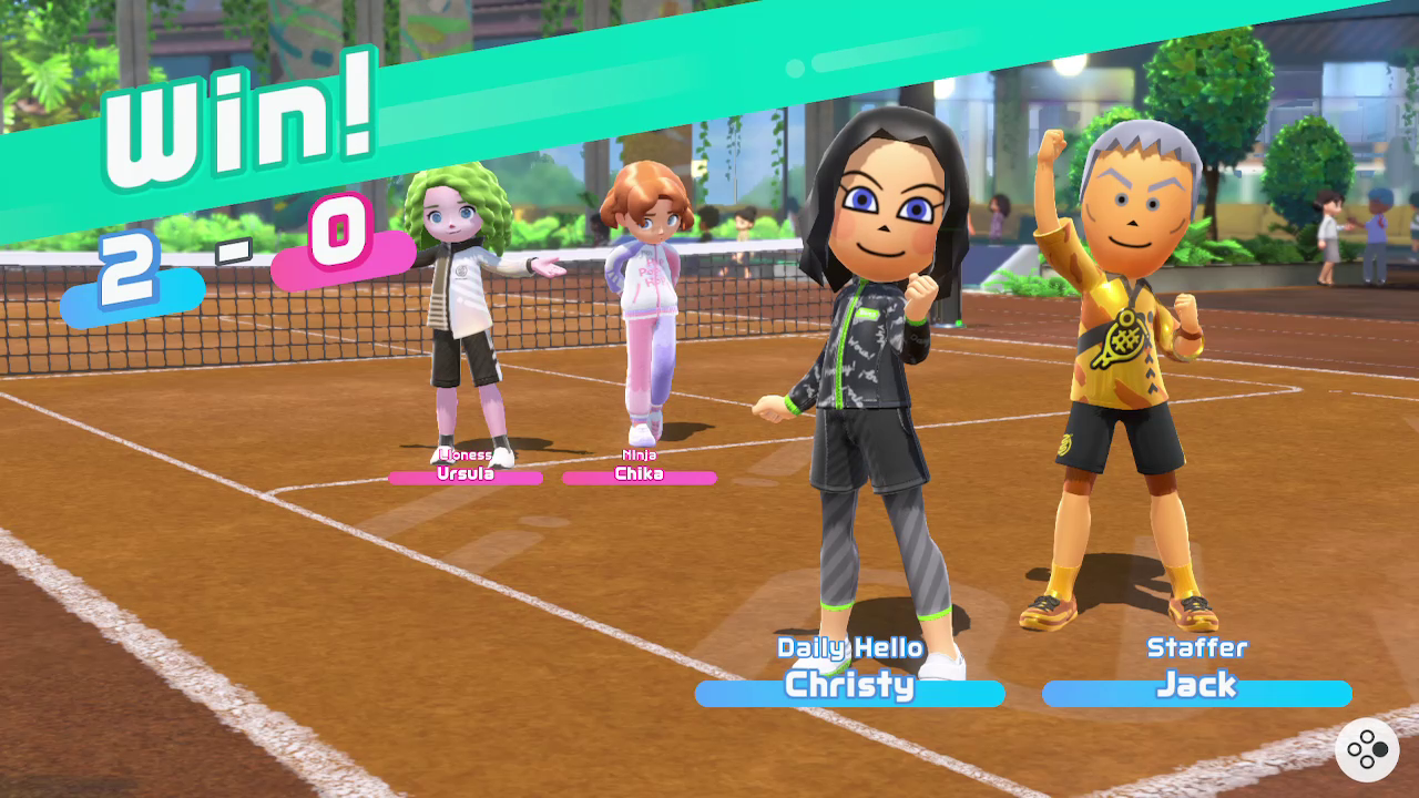 Christy Appearance in Team Doubles